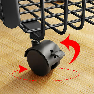 Canasta de Frutas y Pan de Gran Capacidad con 4 Niveles, Exhibidor, Estante de Almacenamiento de Verduras para Cocina - Product Image 4