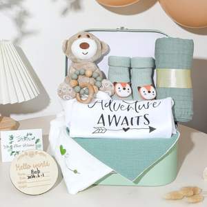 Regali Unici per Donne in <span class=keywords><strong>Gravidanza</strong></span>, Cesto <span class=keywords><strong>Regalo</strong></span> in Legno per Neonati, Essenziali per Mamme Prima Viola, Cesto <span class=keywords><strong>Regalo</strong></span> per Neonati all'Ingrosso - Product Image 2