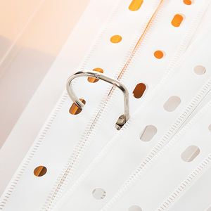 A4 PVC cartella di presentazione 100 pz sacchetto trasparente con 2 3 4 11 fori porta documenti tasca di protezione File per uso scolastico - Product Image 6