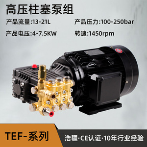 Bomba de Alta Presión de 250 Bares, 3 HP, 3000-5000 W, CA 230 V, Presión Ajustable, para Lavado de Autos y Limpieza de Jardines - Product Image 2