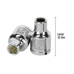 Boîte de douilles à 12 points de 6 1/4 po, entraînement 3/8 po, TRUPER - Product Image 3