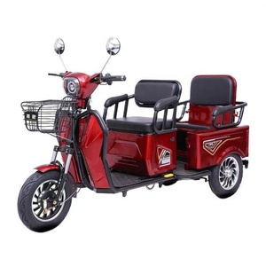 Triciclo Eléctrico de Carga de 3 Ruedas con Carrocería Abierta y 3 Velocidades, Precio de Fábrica, 48V 500W, Neumáticos Anchos, para Pasajeros - Product Image 5