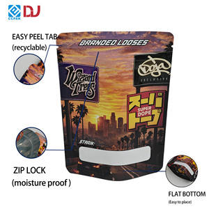 Bolsa de Mylar de 3.5 con Diseño de Paisaje al Atardecer, Bolsa a Prueba de Olores para Galletas con Chispas de Chocolate - Product Image 2