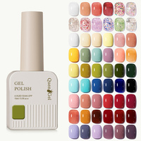 Quengel OEM personnalisé 60 couleurs de vernis gel UV à tremper longue durée 15ml vernis à ongles pailleté
