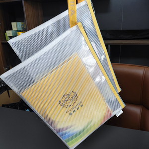 Cartera con cremallera EVA, bolsa de malla para documentos, bolsa para documentos, bolsas de viaje multiusos, bolsa de malla con cremallera de PVC EVA - Product Image 4