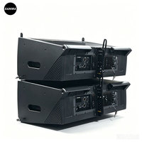 Système audio actif professionnel pour scène, enceinte Line Array alimentée à double haut-parleur de 10 pouces en néodyme avec coque en plastique 910LA