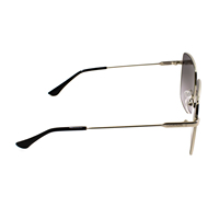 Lunettes de soleil polarisées rétro unisexes 2023 en métal UV400, monture noire tendance pour homme avec garniture or et blanc, verres PC TAC, personnalisation du logo