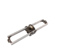 QFYS Slider de caméra en alliage d'aluminium pour dolly et trépied, longueur 60cm-300cm, fabriqué en Chine