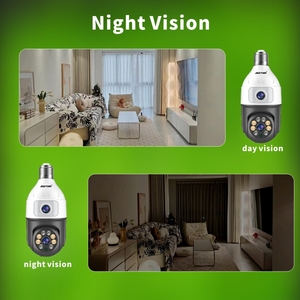 Caméra de sécurité Jortan 6MP étanche avec double objectif, ampoule connectée WiFi mini projecteur pour la maison, IP66 <span class=keywords><strong>4G</strong></span> - Product Image 2