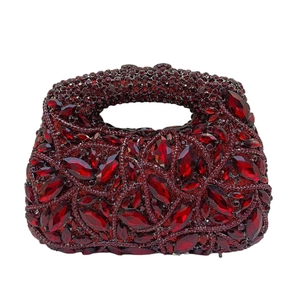 Women Crystal Envelope Evening Bag Rhinestone Beading <b>Clutch</b> Sparkling Top Handle Handbag for <b>Wedding</b> Nigh Out - Product Image 3