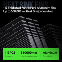 SNOWMAN AX880-No Light-BK Style CPU Cooler Screw Style Radiator CNC Convex Copper Base 120mm Fans for Processor