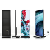 Écran LED vertical haute luminosité pour intérieur P2 P2.5, taille affiche 640x1920mm, pour publicité en vitrine