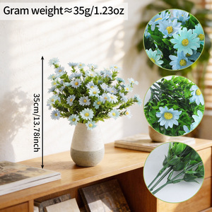 Boules de fleurs artificielles modernes <span class=keywords><strong>en</strong></span> herbe rose, faites à la main <span class=keywords><strong>en</strong></span> Chine, pour la maison et l'extérieur, protection UV, matériau PE - Product Image 1