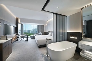 5 Star Hotel Lobby Furniture <b>Set</b> Luxury Reception <b>Desk</b> Guest Seating Area and Coffee Tables Modern Design - Product Image 3