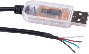 Ftdi USB để RS485 Cáp Adapter nối tiếp chuyển đổi modbus Cáp A + B-với TX RX LED tương thích FTDI USB-RS485-WE-1800-BT 6ft 5V - Product Image 2