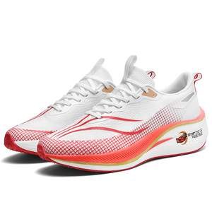 Chaussures de sport élégantes pour hommes, à lacets, pour la marche et la course, confortables, antidérapantes, résistantes à l'usure, respirantes, en cuir, pour le sport et les loisirs - Product Image 1