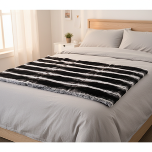 Fourrure de lapin et fourrure de <span class=keywords><strong>chinchilla</strong></span> rex, douce et polyvalente pour vêtements, décorations, manteaux, cols, motif brut, <span class=keywords><strong>prix</strong></span> inclus - Product Image 1