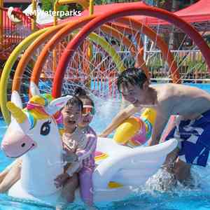 บ้านน้ำไฟเบอร์กลาสสำหรับโรงแรมรีสอร์ทอุปกรณ์สำหรับเด็กเล่นน้ำแบบใหม่ - Product Image 4