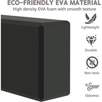Bloques de Yoga EVA Personalizados EIGFOH (Modelo Yoga Block-37) para Fisioterapia y Rehabilitación, Varios Niveles de Dureza