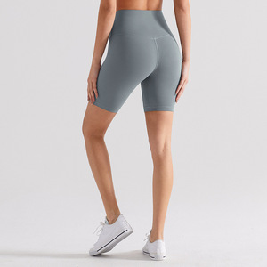 Shorts de yoga et de fitness sans couture personnalisés en usine - Très élastiques, séchage rapide et effet push-up pour l'entraînement, le yoga et la course à pied - Product Image 6