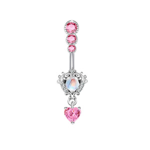 Gaby 316L Y2K Día <span class=keywords><strong>de</strong></span> San Valentín corazón Rosa <span class=keywords><strong>ombligo</strong></span> diseños <span class=keywords><strong>de</strong></span> tatuaje piercing inferior anillo <span class=keywords><strong>de</strong></span> uñas al por mayor piercing <span class=keywords><strong>de</strong></span> <span class=keywords><strong>ombligo</strong></span> - Product Image 6