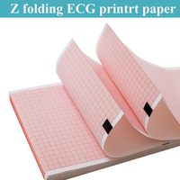 Consommables de qualité médicale, rouleau de papier graphique thermique simple de 80 mm pour CTG, ECG, EKG, électrocardiographe, enduit chimiquement BPL, blanc
