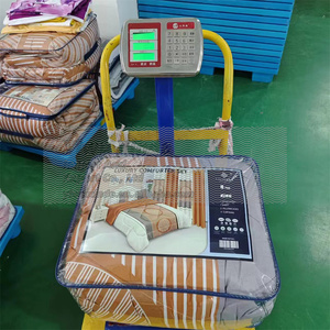 羽毛布団シーツセット,中国中国格安価格工場ファンシーカラー4シーズン寝具セットマッチカーテン - Product Image 3