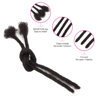 Fornitori Affidabili di Dreadlocks Naturali 100% Fatti a Mano, Estensioni di Capelli Umani per Crochet