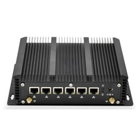 Mini PC de fábrica con dispositivo de firewall sin ventilador Intel para computadora de red industrial 6 puertos Gigabit LAN Pfsense PC
