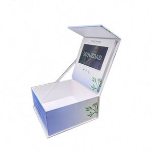 Tùy chỉnh chất lượng cao 10 \ "LCD video từ Hộp Quà Tặng tải lên của riêng bạn HD màn hình 4GB Bộ nhớ phát lại hiển thị làm bằng giấy - Product Image 2