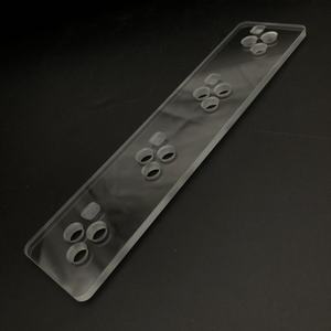 <span class=keywords><strong>Verre</strong></span> ultra-clair, perçage au laser, usinage CNC de précision, meulage et rainurage des bords, <span class=keywords><strong>verre</strong></span> trempé - Product Image 5