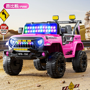 Nuovo veicolo fuoristrada elettrico per bambini auto all'aperto per bambini auto elettrica a quattro ruote può sedersi con telecomando auto giocattolo - Product Image 4