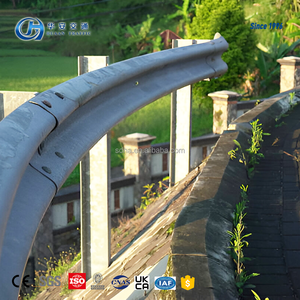 고속도로 안전을 위한 고수요 녹 방지 핫 디핑 아연 도금 고속도로 W 빔 스틸 가드레일 플레이트 - Product Image 6