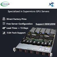 Supermicro CloudDC SuperServer SYS 122C TN 1U Rack 12 Baies NVMe à échange à chaud 3 emplacements PCIe 5.0 Serveur CSP OpenBMC DC MHS Design
