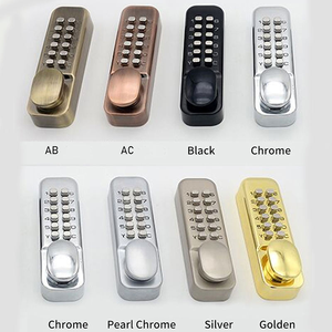 Ngoài Trời Sân Không Thấm Nước Chống Gỉ An Ninh Kỹ Thuật Số Khóa Kẽm Hợp Kim Ngọc Trai Chrome Mật Khẩu Mã Số Bàn Phím Nút Khóa - Product Image 4