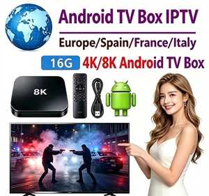 Nouvelle box <span class=keywords><strong>IPTV</strong></span> <span class=keywords><strong>Android</strong></span> 8K prenant en charge le streaming OTT, box décodeur 16 Go, prend en charge les listes de lecture courantes - Product Image 3