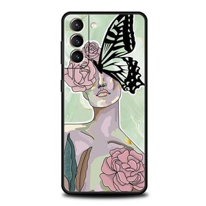 <span class=keywords><strong>Paris</strong></span> bleu papillon Fille fleur Téléphone étui pour samsung Galaxy S24 S23 S22 5G S20 Ultra S21 FE S10 S9 Plus S10E S8 Lite 20 Couverture - Product Image 6