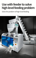 Machine d'emballage pneumatique pour sachets préformés Doypack, pour assaisonnements, noix, thé, bonbons, snacks, chips, avec remplissage, scellage, alimentation et pesage