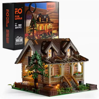 Funwhole Nueva Serie Western: Escena de Calle, Tienda, Taberna Medieval, Modelo de Ensamblaje DIY, Juguete para Niños, Regalo, Sets de Bloques de Construcción