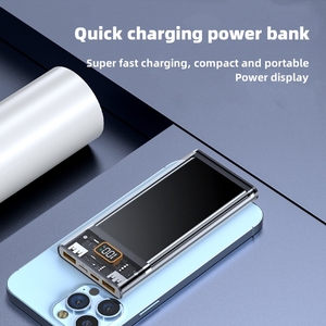 ใส Power Bank 10000มิลลิแอมป์ชั่วโมงโทรศัพท์มือถือแบบพกพา Power Bank สำหรับ <span class=keywords><strong>Iphone</strong></span> - Product Image 4
