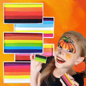 Venta caliente 20g Rainbow Bar Color Palette Notebook Cross-Border Body Painting Tool Set para Halloween Maquillaje Festivo - Product Image 2