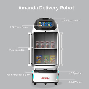 Robot camarero para uso comercial, entrega de comida, evita obstáculos, eficiente, Dron - Product Image 2