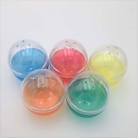Capsules Gashapon en plastique 65*67mm les plus vendues, balles Gacha multicolores pour distributeurs automatiques, jouets promotionnels pour enfants