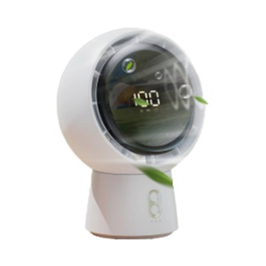 Smart 5-speed Rechargeable Portable Table <b>Fan</b> <b>with</b> English <b>Remote</b> Control for Desktop Office and Home Use - Product Image 1