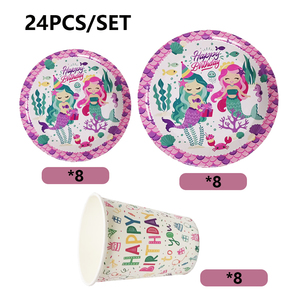 Usine de fabrication de papier artisanal professionnelle, prix bas, assiettes en papier, bols, assiettes en papier jetables pour fête de <span class=keywords><strong>princesse</strong></span> - Product Image 3