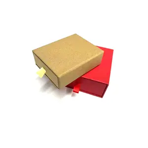 Caja de regalo de cajón de embalaje deslizante rígido personalizado de joyería/ropa/cosméticos de alta gama