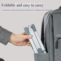 Support de refroidissement ergonomique en alliage d'aluminium réglable à 360 degrés pour ordinateur portable Support pliable pour ordinateur de bureau et coussinets de refroidissement pour ordinateur portable