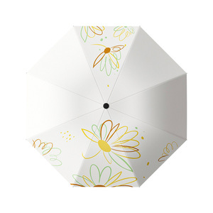 Parapluies promotionnels personnalisés à prix de gros, entièrement automatiques, minimalistes, imperméables, en polyester avec revêtement UV, à 3 plis et armatures métalliques - Product Image 2