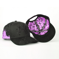 Gorras Deportivas de Moda Personalizadas de Alta Calidad con Logotipo de Diamantes de Imitación, Gorras de Béisbol de Algodón con Logotipo Bordado de 5 Paneles para Hombre