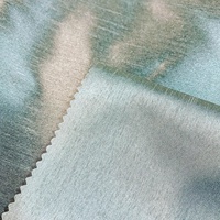 Tissu de rideau léger en dupioni slub, largeur large, 20 couleurs, pour la décoration intérieure